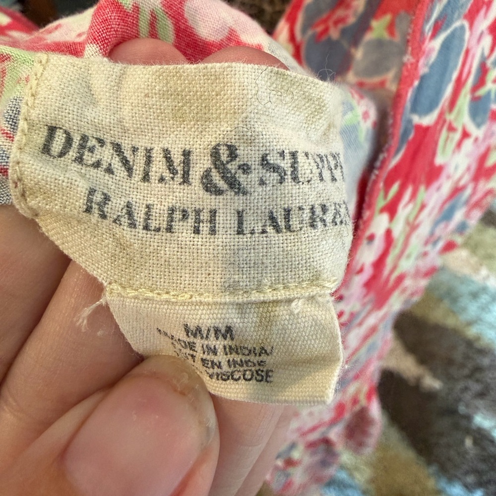 Denim & Supply Ralph Lauren Pink Floral Mini Dress - Picture 4 of 4